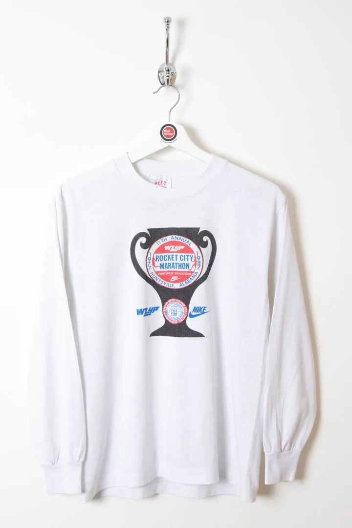 1987 Rocket City 11th Annual Marathon Nike Longsleeve T-Shirt (XS)