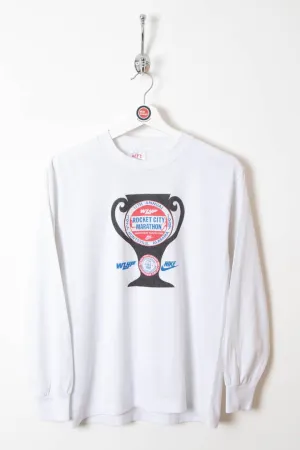 1987 Rocket City 11th Annual Marathon Nike Longsleeve T-Shirt (XS)