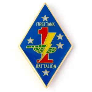 1st Tank Battalion Pin