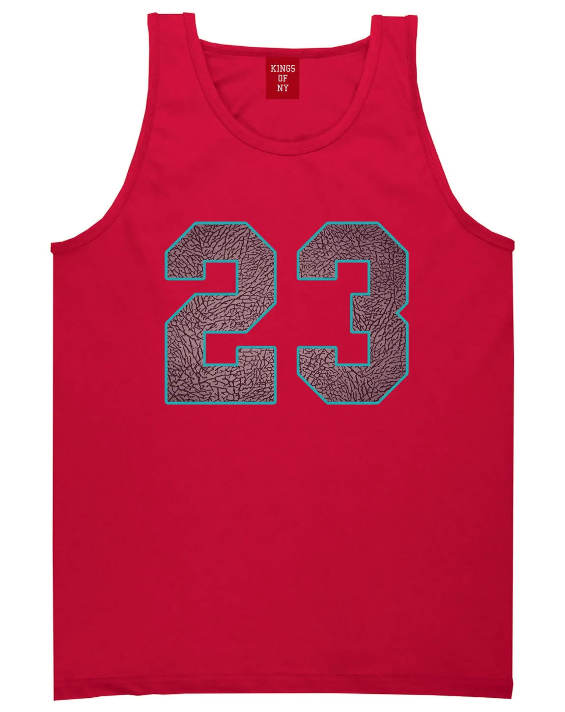 23 Cement Blue Jersey Tank Top