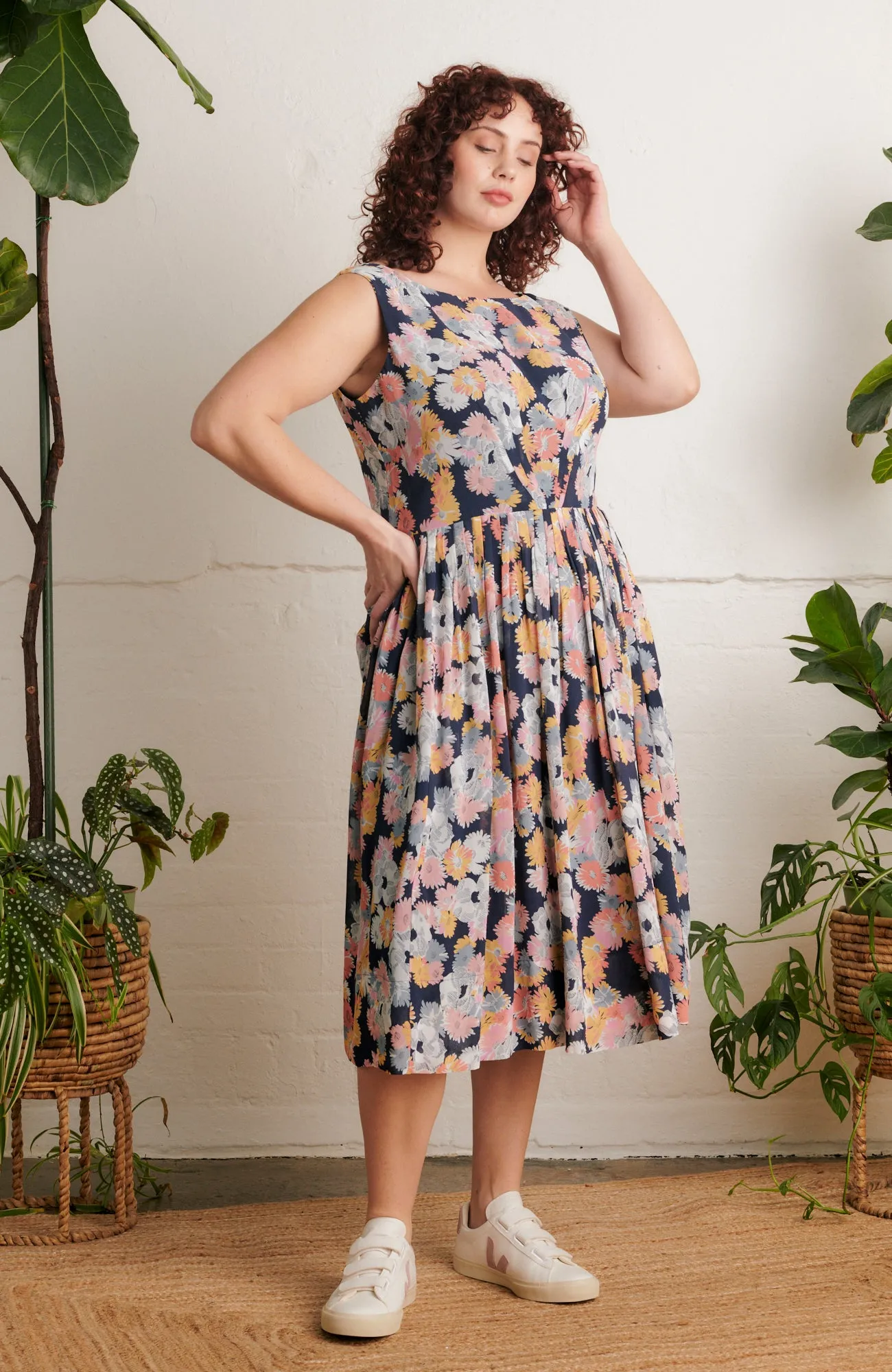 Abigail Summer Marigolds Dress Long