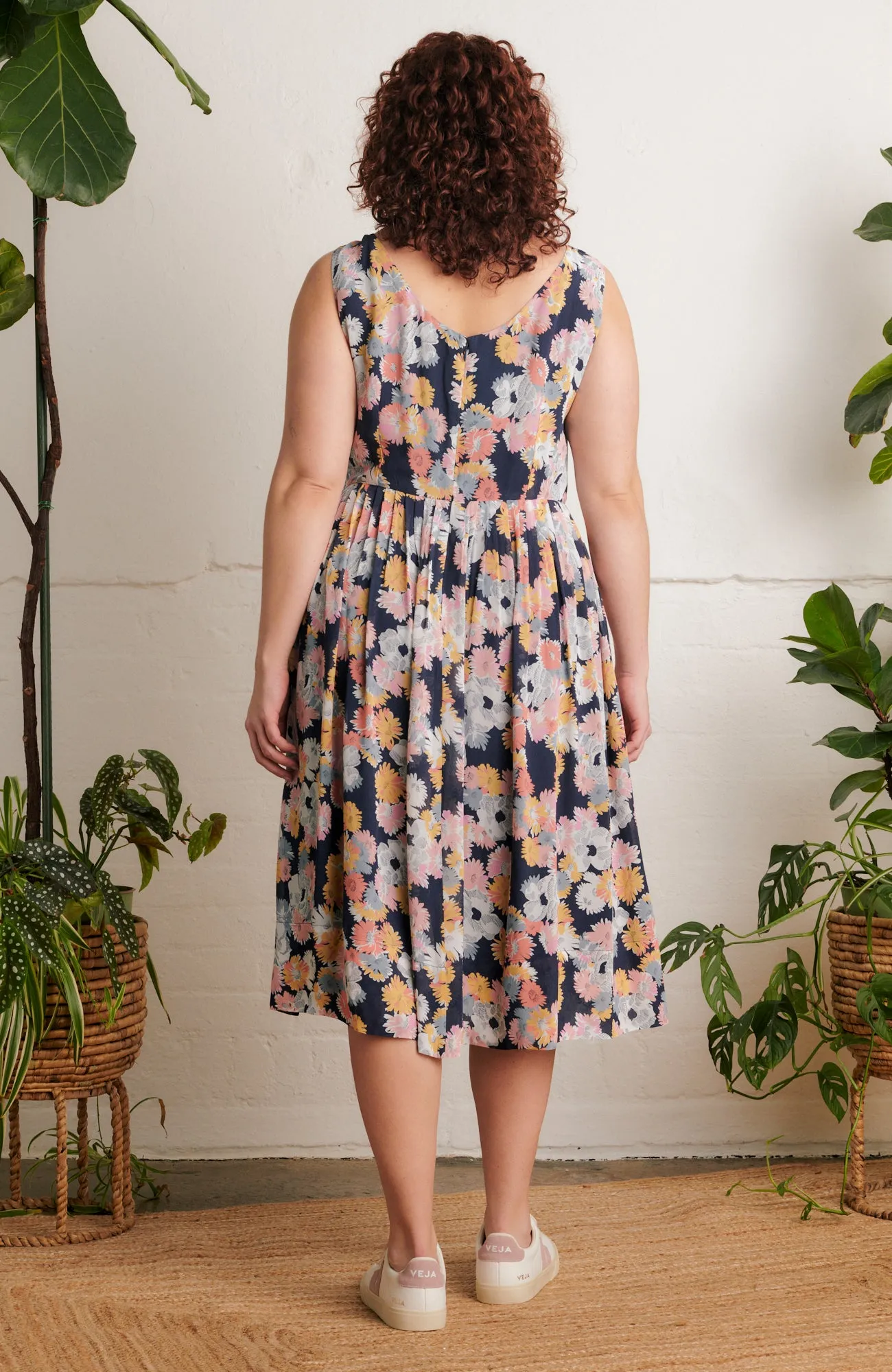 Abigail Summer Marigolds Dress Long