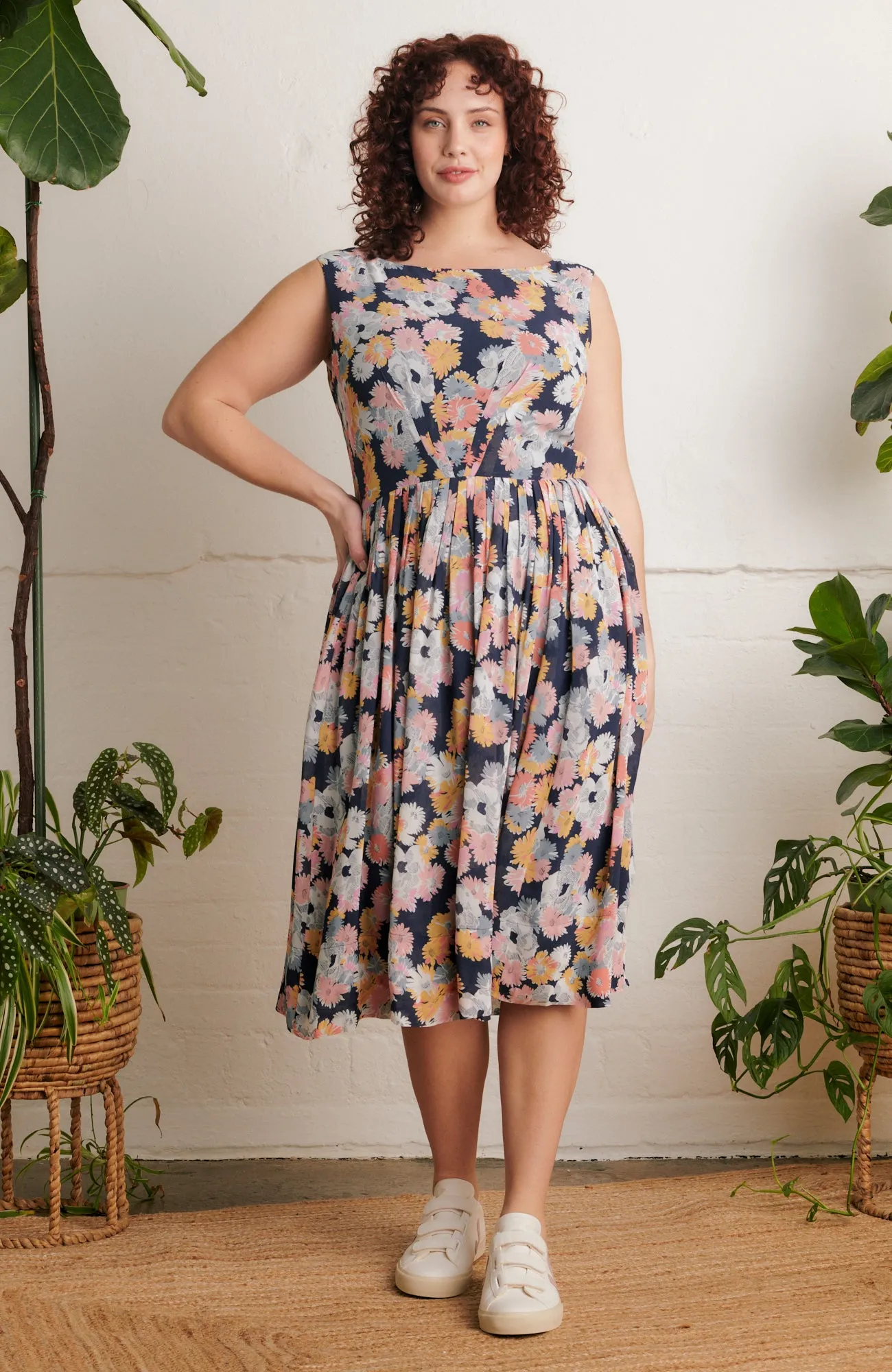 Abigail Summer Marigolds Dress Long