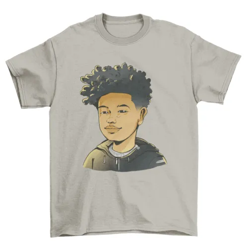 African american boy t-shirt