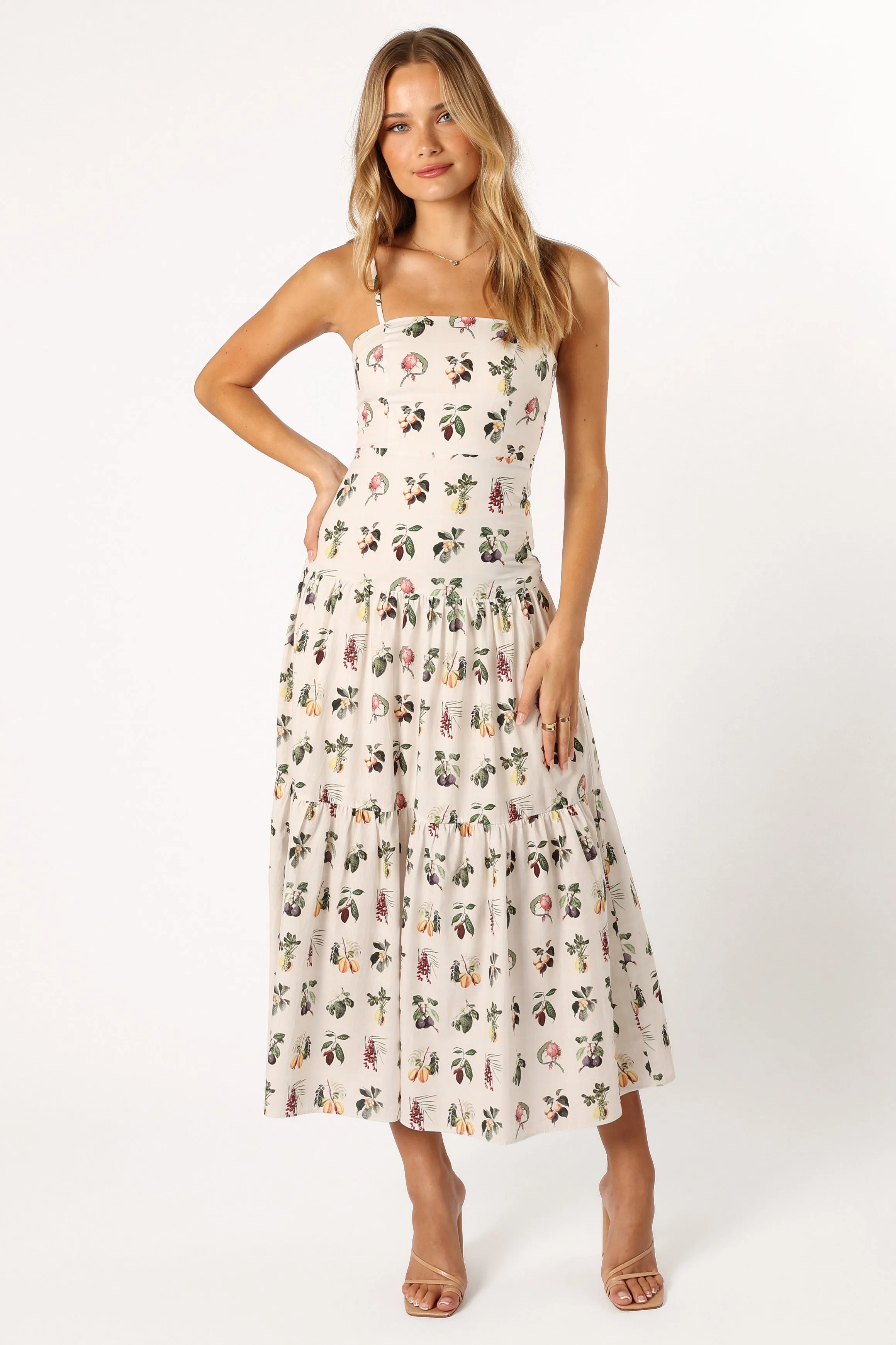 Botanique Midi Dress - Floral