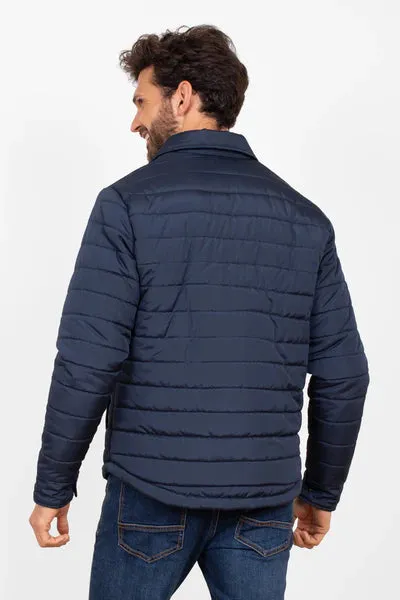 Brakeburn Mens Navy Quilted Shacket