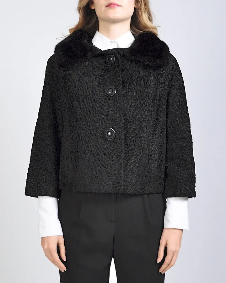 Broadtail   Mink Fur Coat