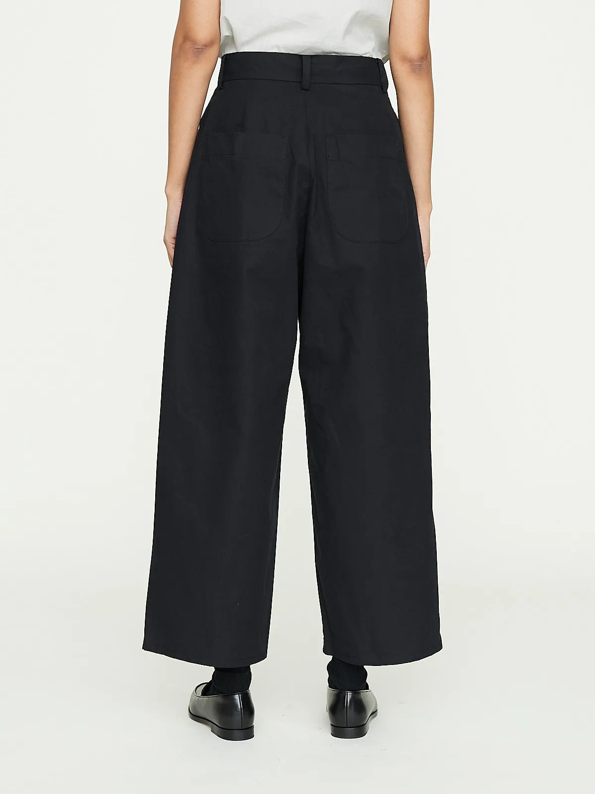 Bulky Chino Pants in Black