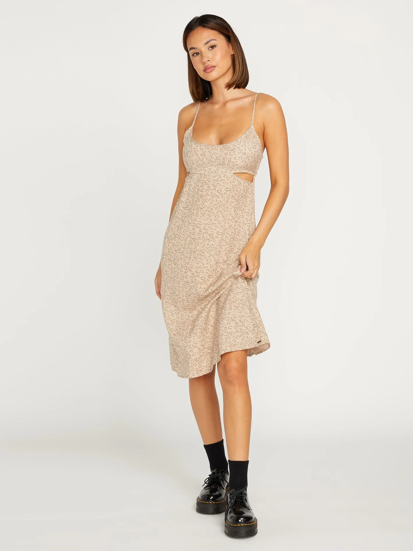 Cha Cha Ching Dress - Taupe