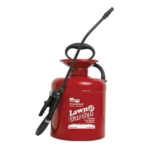 CHAPIN Lawn & Garden Series 31410 Compression Sprayer, 1 gal Tank, Steel Tank, 42 in L Hose