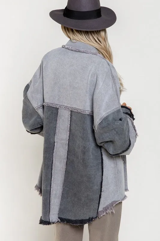 Colorblock Oversized POL Jacket