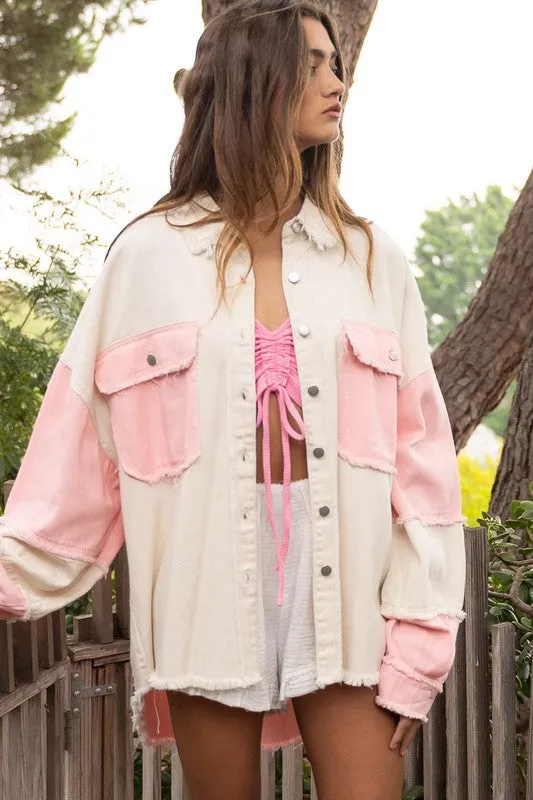 Colorblock Oversized POL Jacket