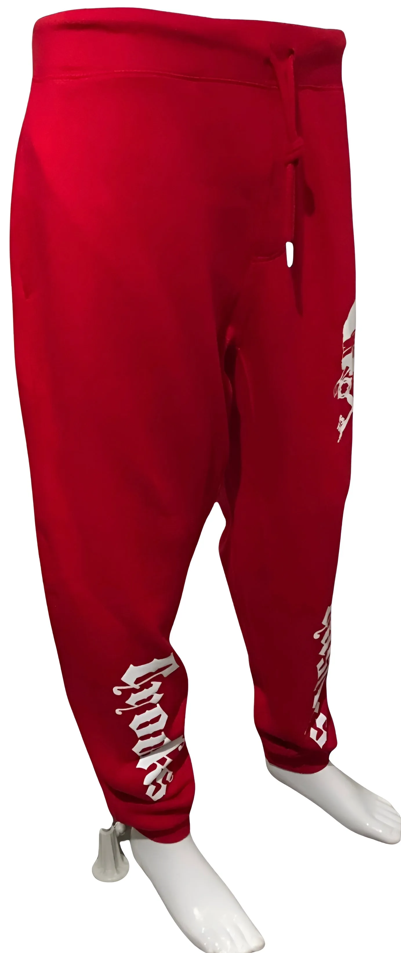 ^CROOKS & CASTLES^ (RED) ~GOTHIC~ JOGGER SWEATPANTS