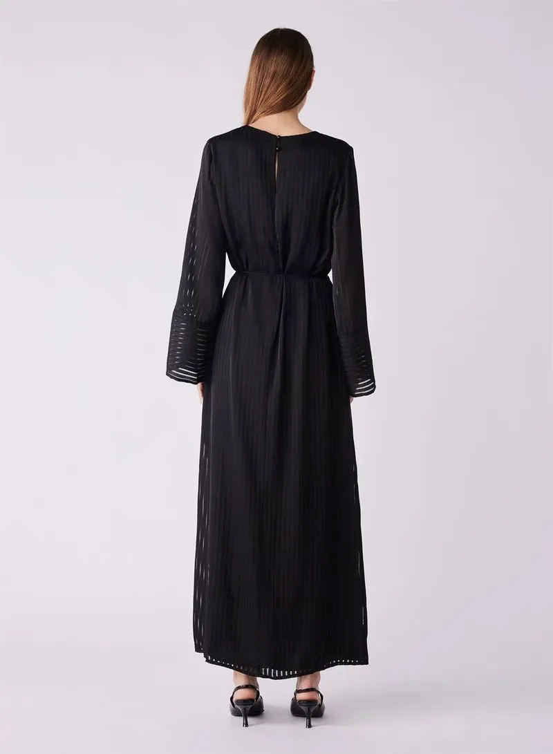 Esmaee Nightfall Midi Dress- Black