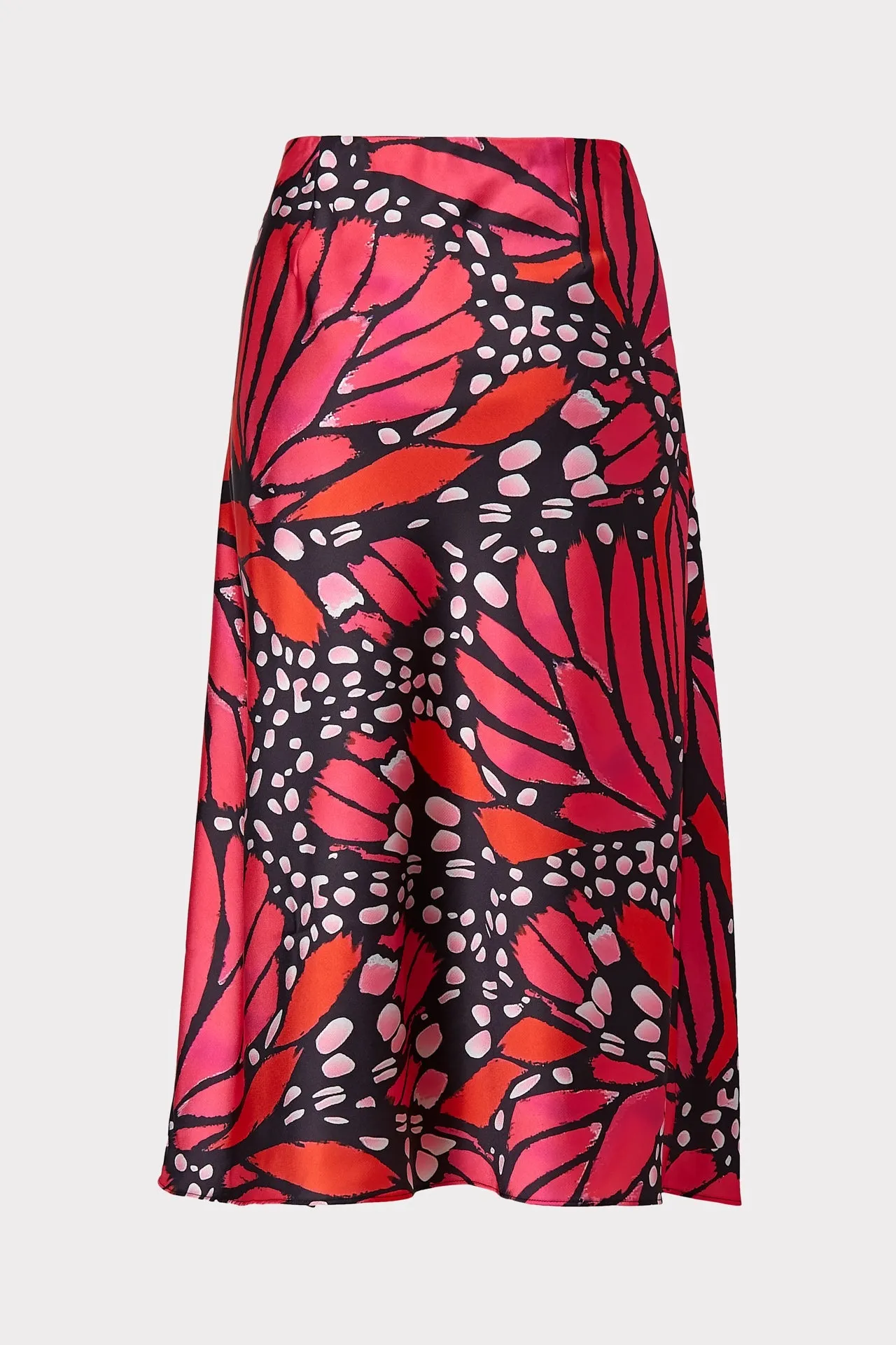 Fion Butterfly Stencil Bias Skirt