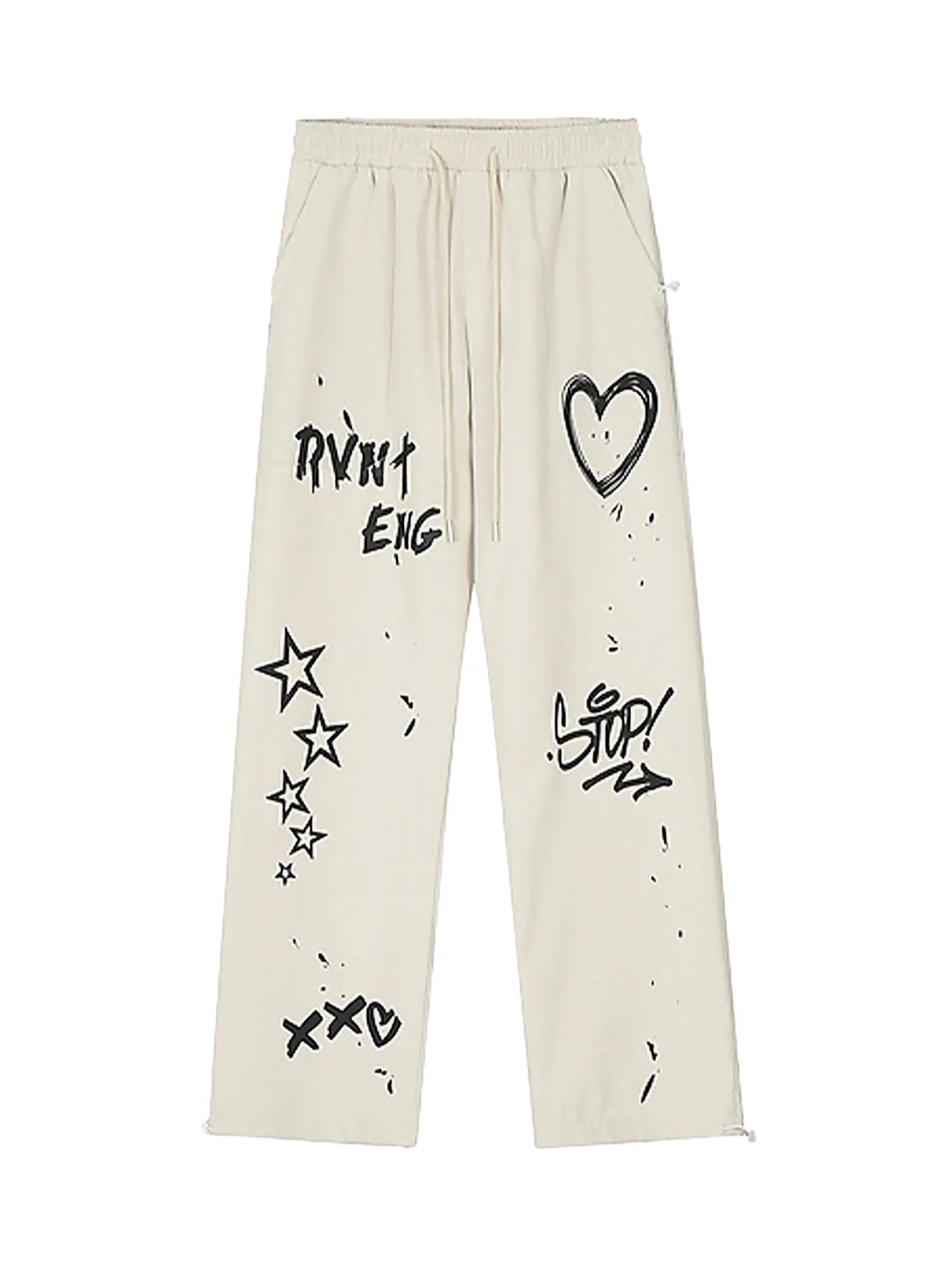 Graffiti Workwear Casual Sweatpants