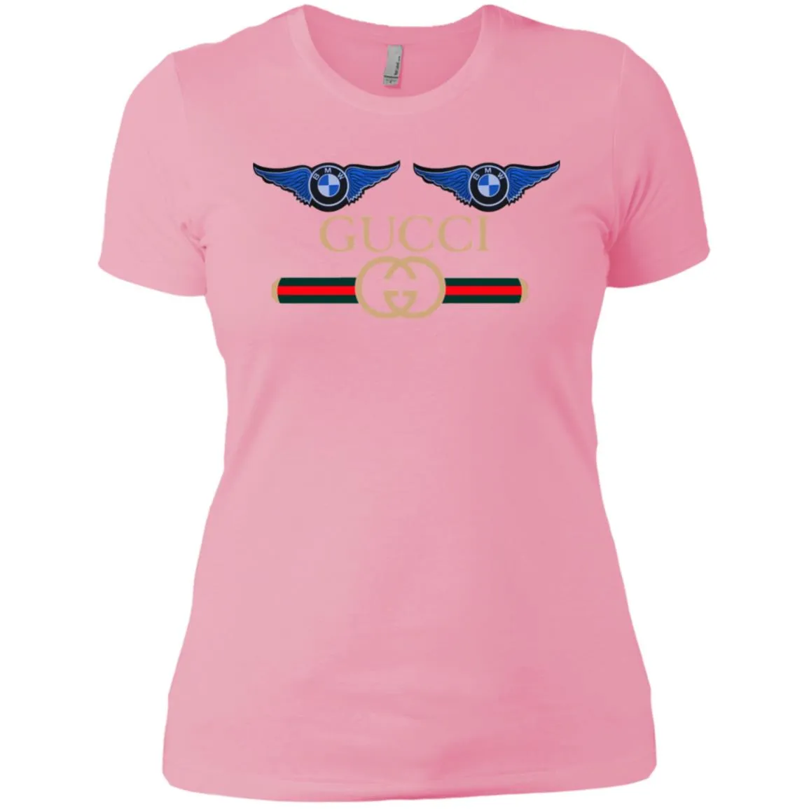 Gucci Bmw Trending T-shirt Women Cotton T-Shirt