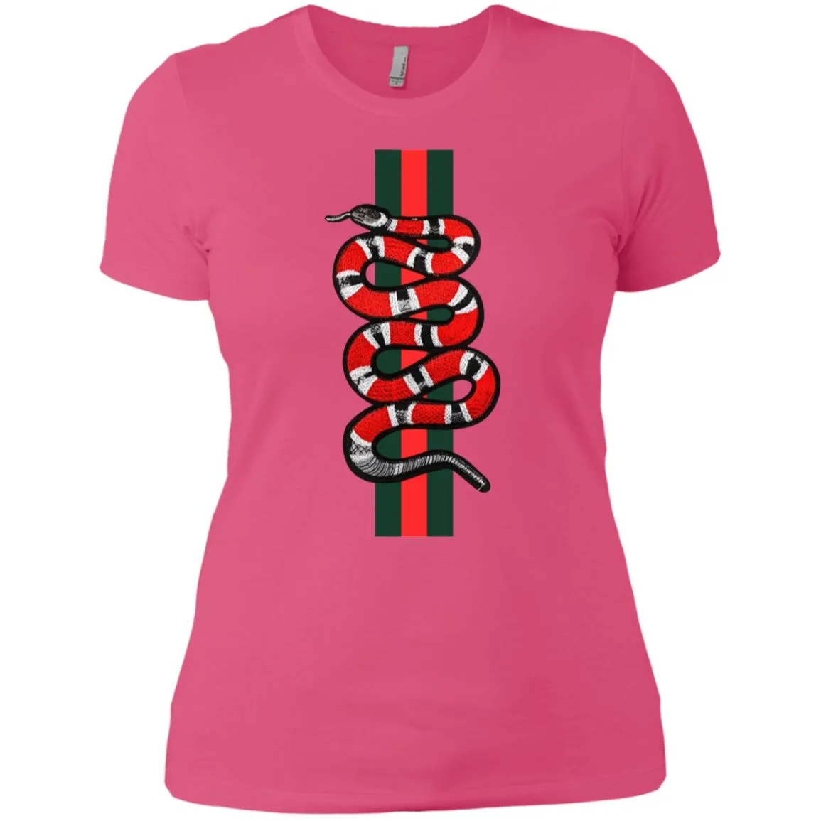 Gucci Snake Hot T-shirt Women Cotton T-Shirt