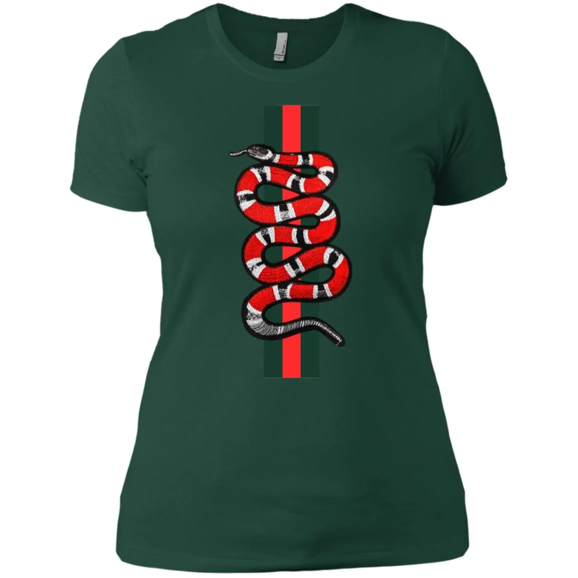 Gucci Snake Hot T-shirt Women Cotton T-Shirt