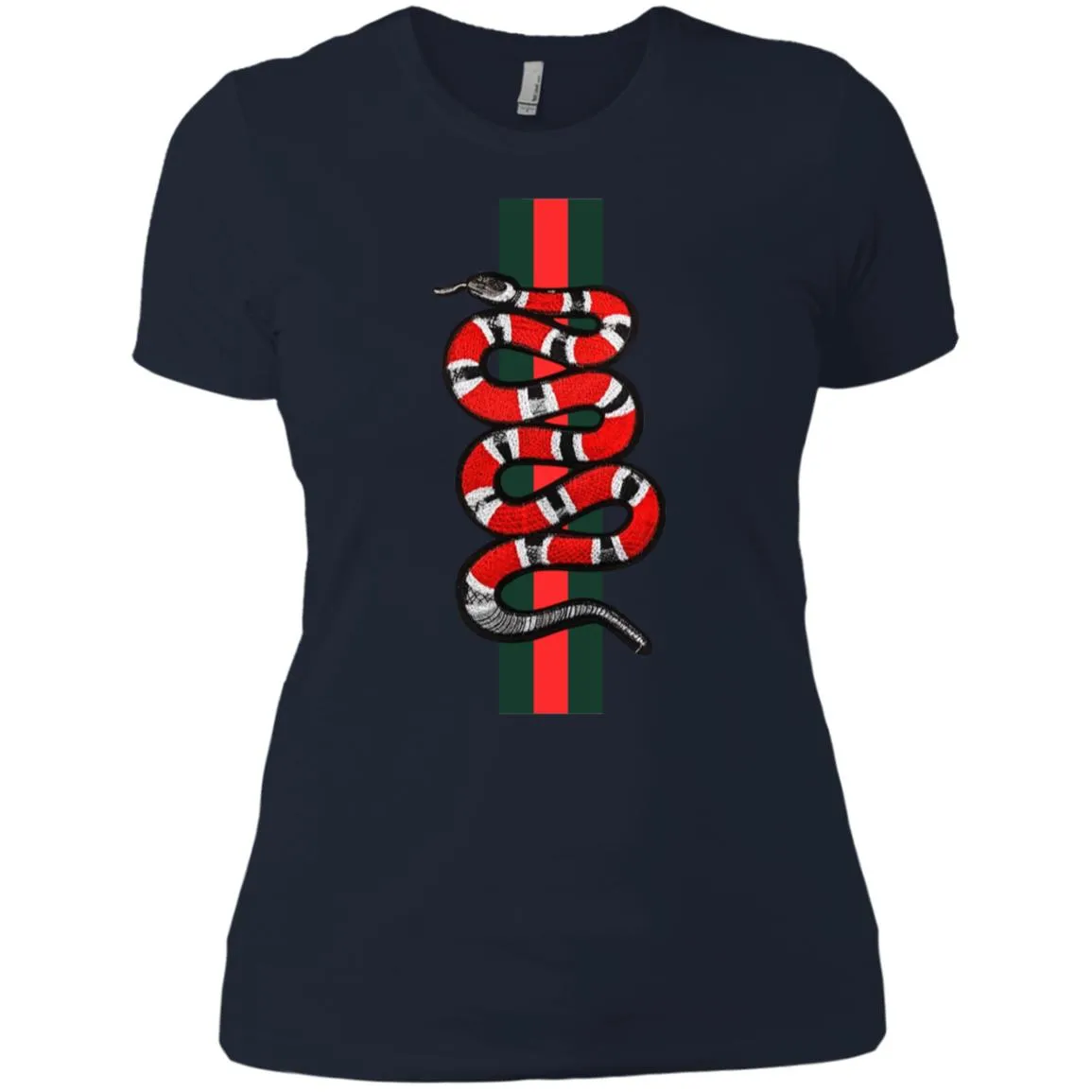 Gucci Snake Hot T-shirt Women Cotton T-Shirt