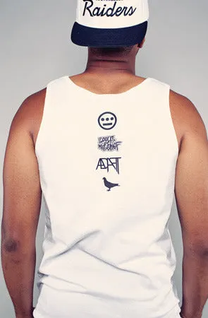 Hieroglyphics x Adapt :: 93 'til (Men's White Tank)