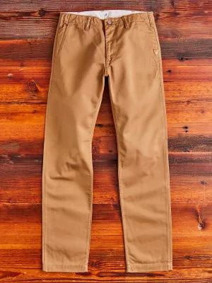 High Density Twill Chino in Camel