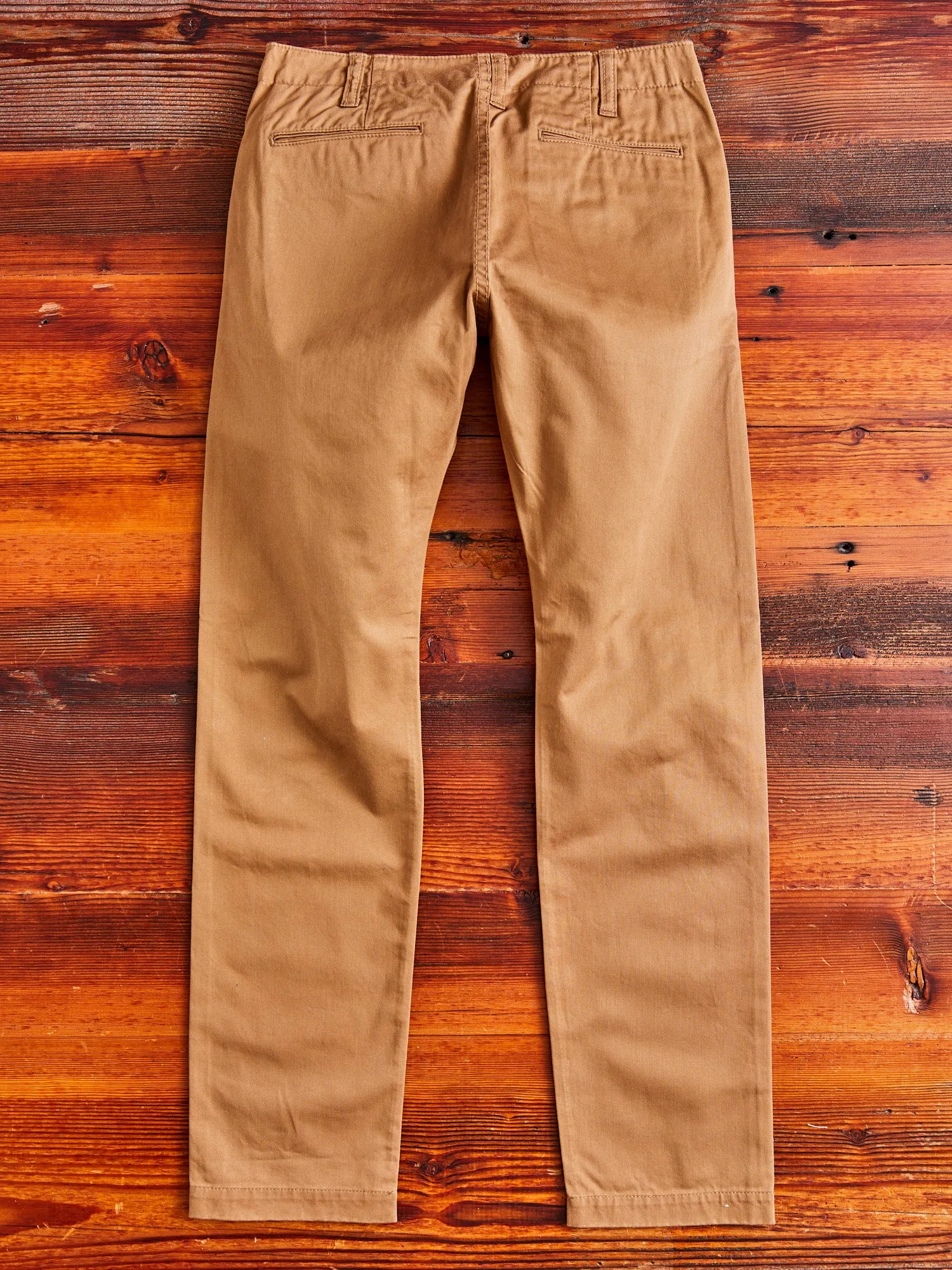 High Density Twill Chino in Camel