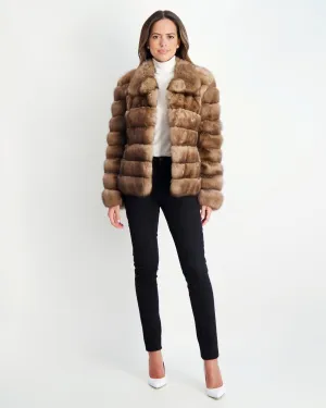 Horizontal Russian Sable Jacket