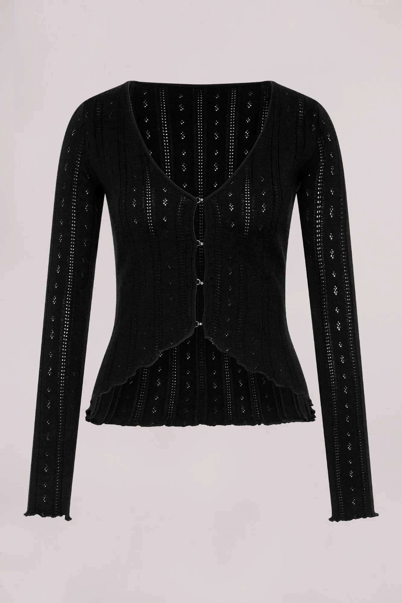 Isabelle Quinn - Aliya Long Sleeve Top - Black