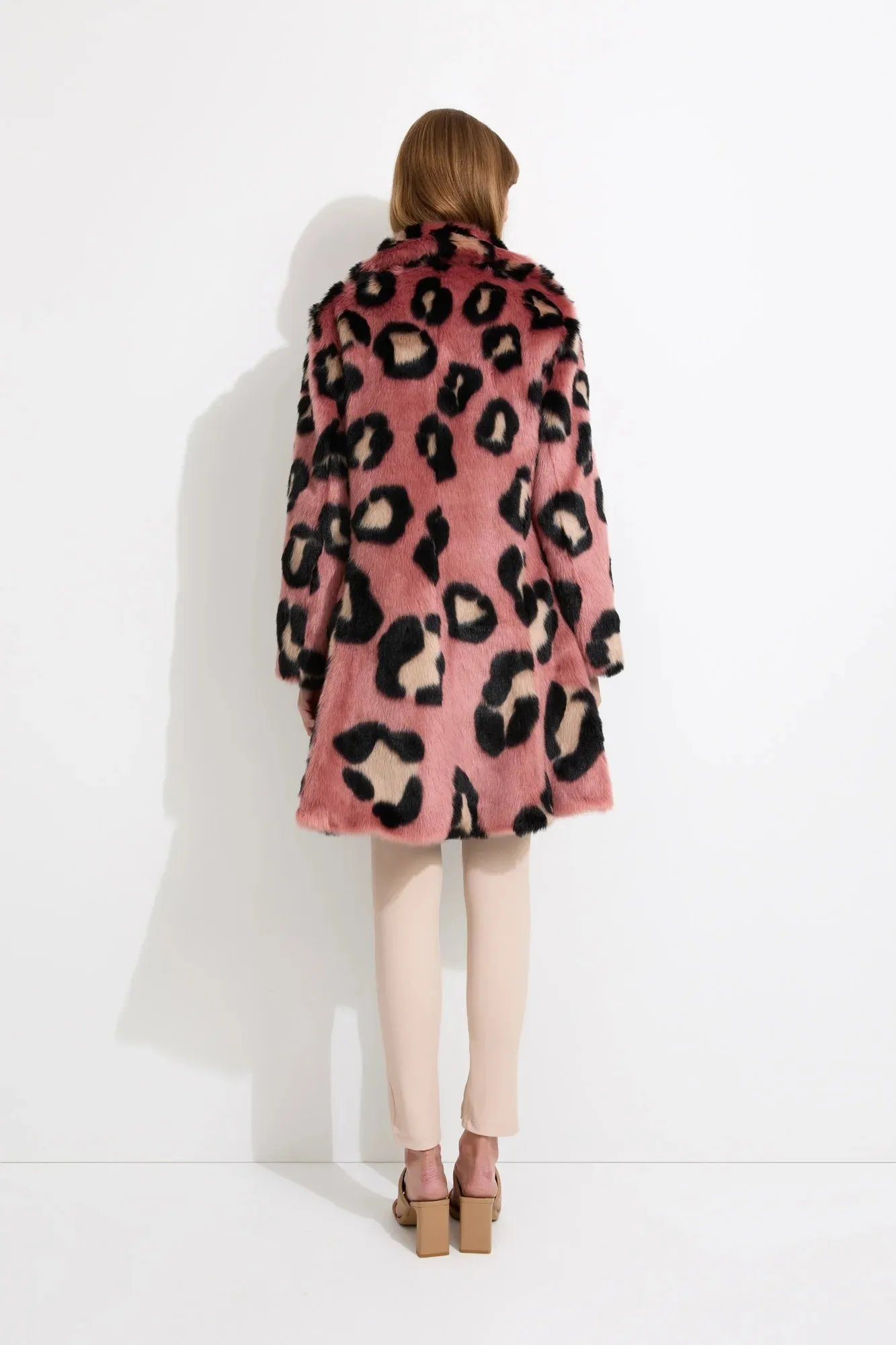 La Farfalla Coat | Rose Leopard