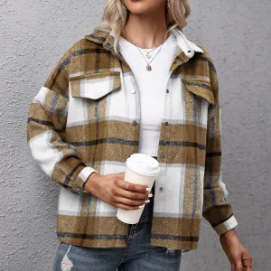 Maelys Plaid Shacket