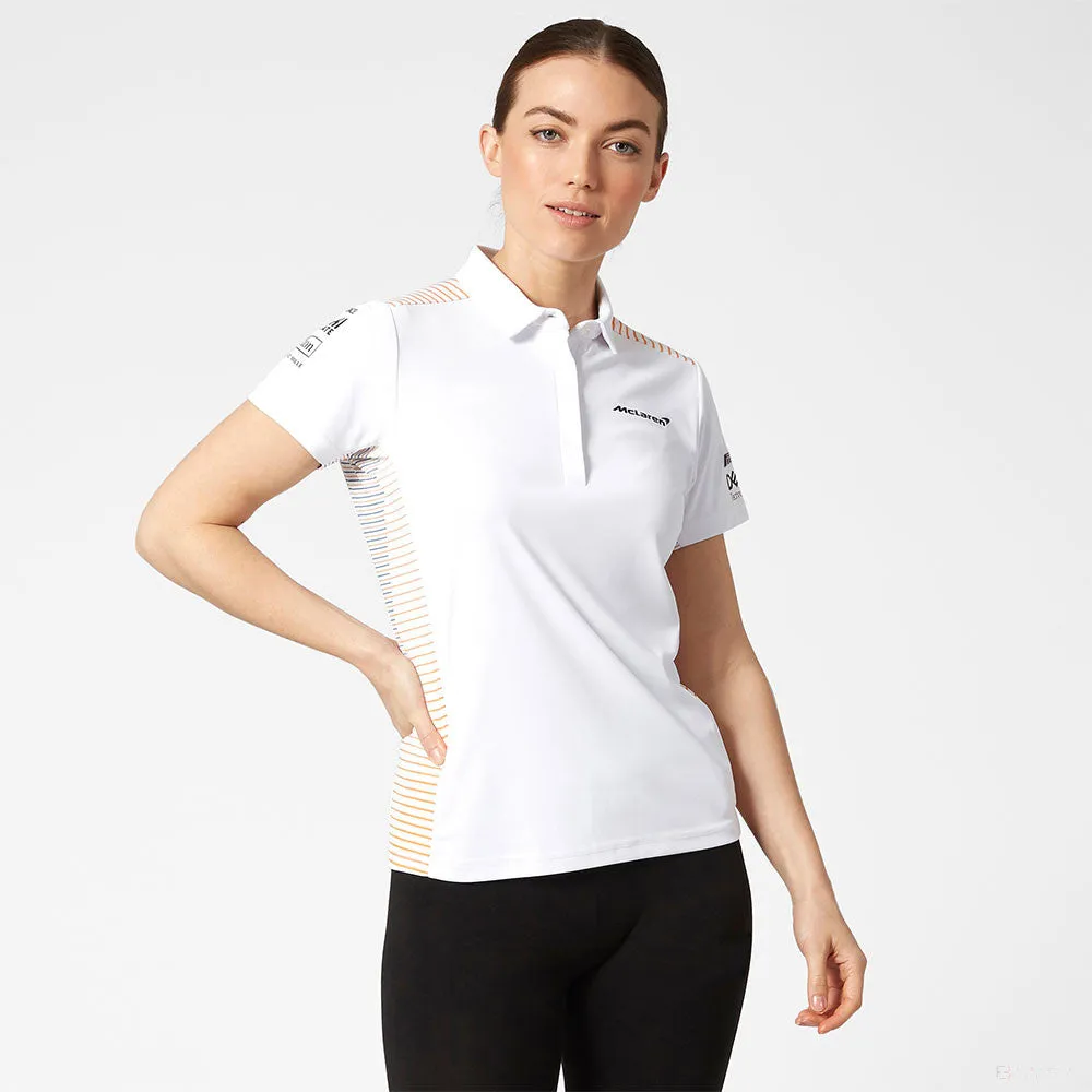 McLaren Womens Polo, Team, White, 2021