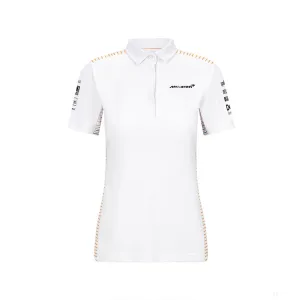 McLaren Womens Polo, Team, White, 2021