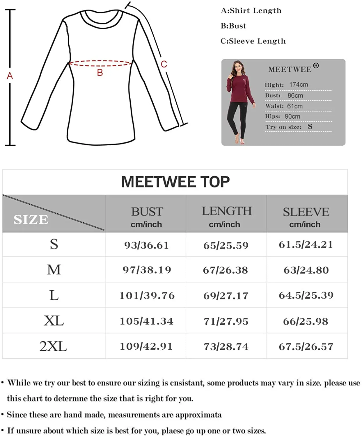 MEETWEE Thermal Underwear for Women, Winter Warm Base Layer Top & Bottom Set Long Johns with Fleece Lined Cold Weather Skiing