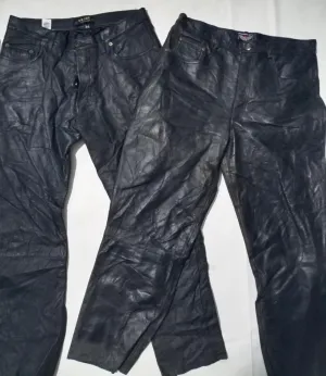 Men leather pants 10 pcs