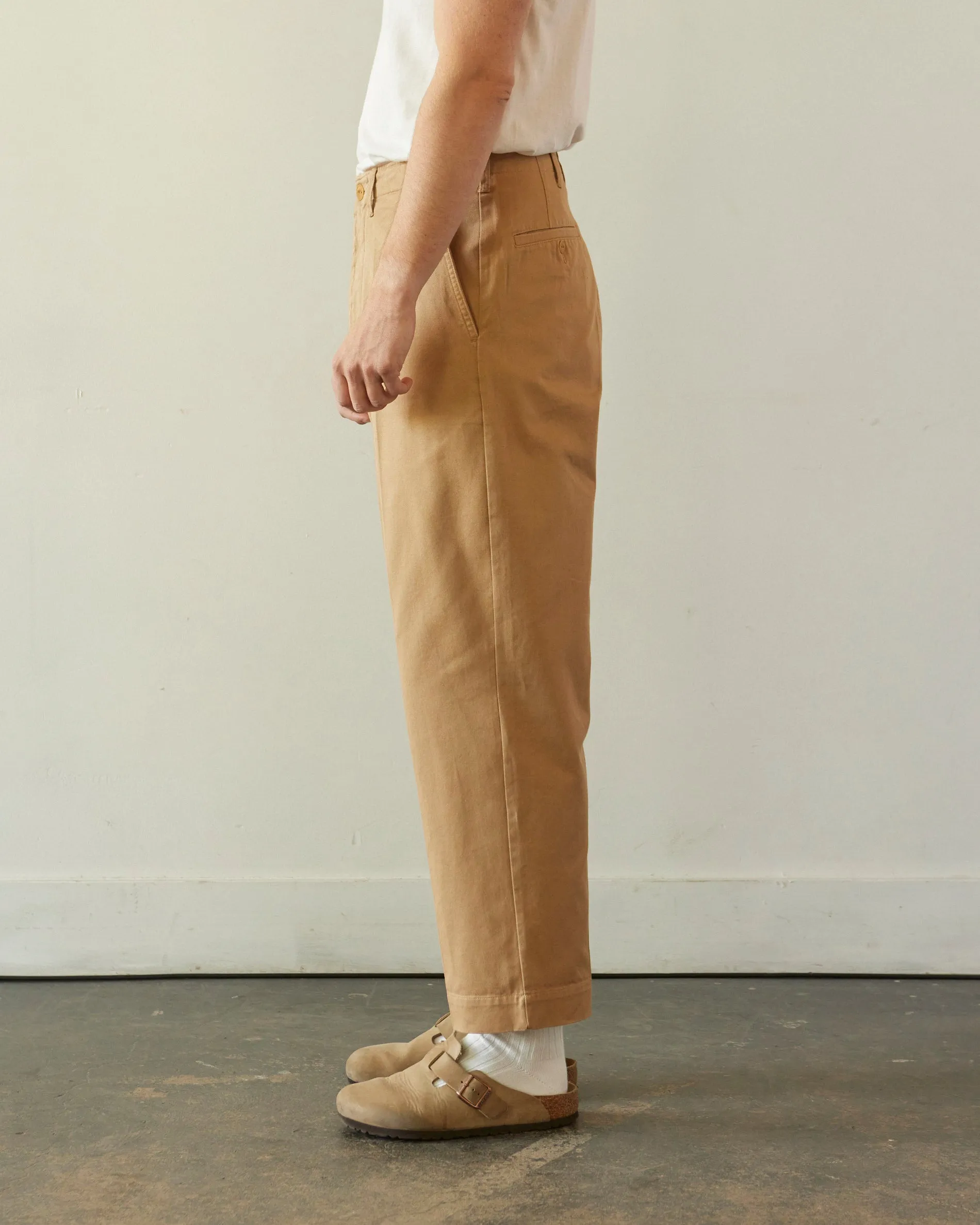 Merz b. Schwanen Relaxed Fit Chino, Khaki