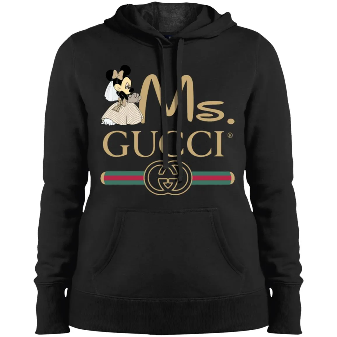 Ms Minnie Gucci Couple Disney Shirt Valentine's Day T-shirt Women Hooded Sweatshirt