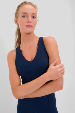 Navy Compression Lena Tank