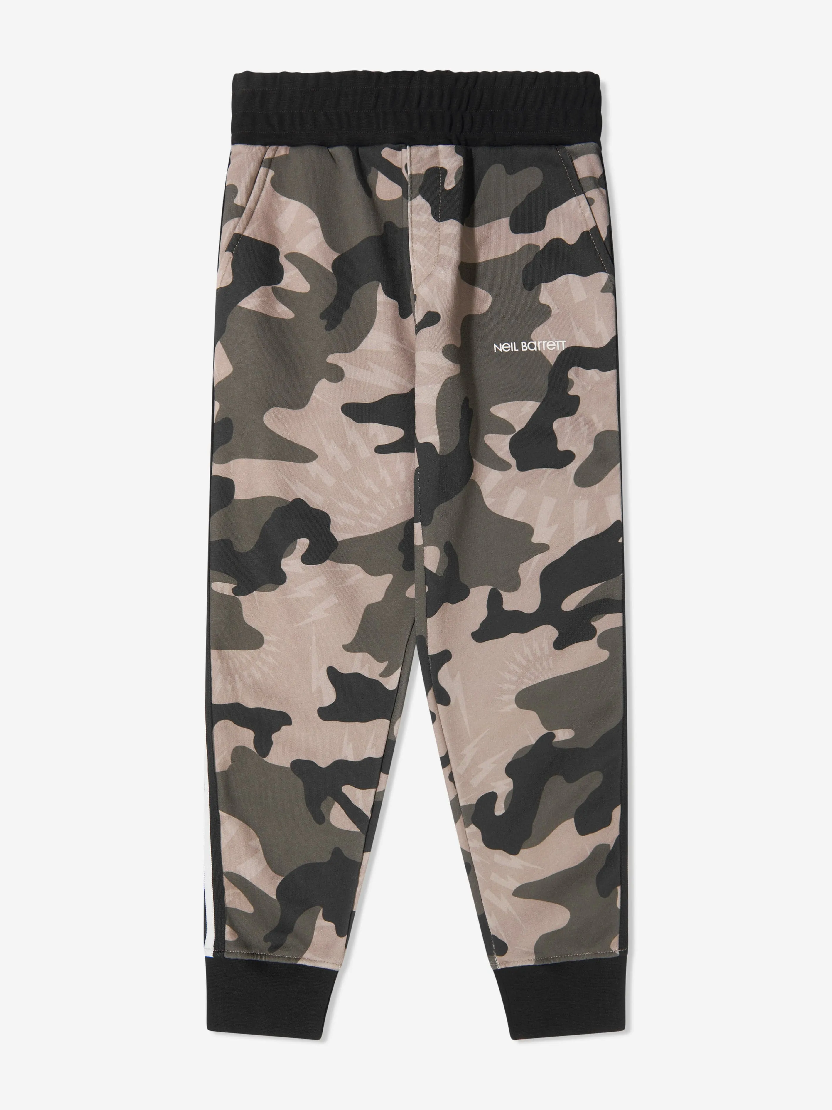 Neil Barrett Boys Camouflage Print Sweatpants