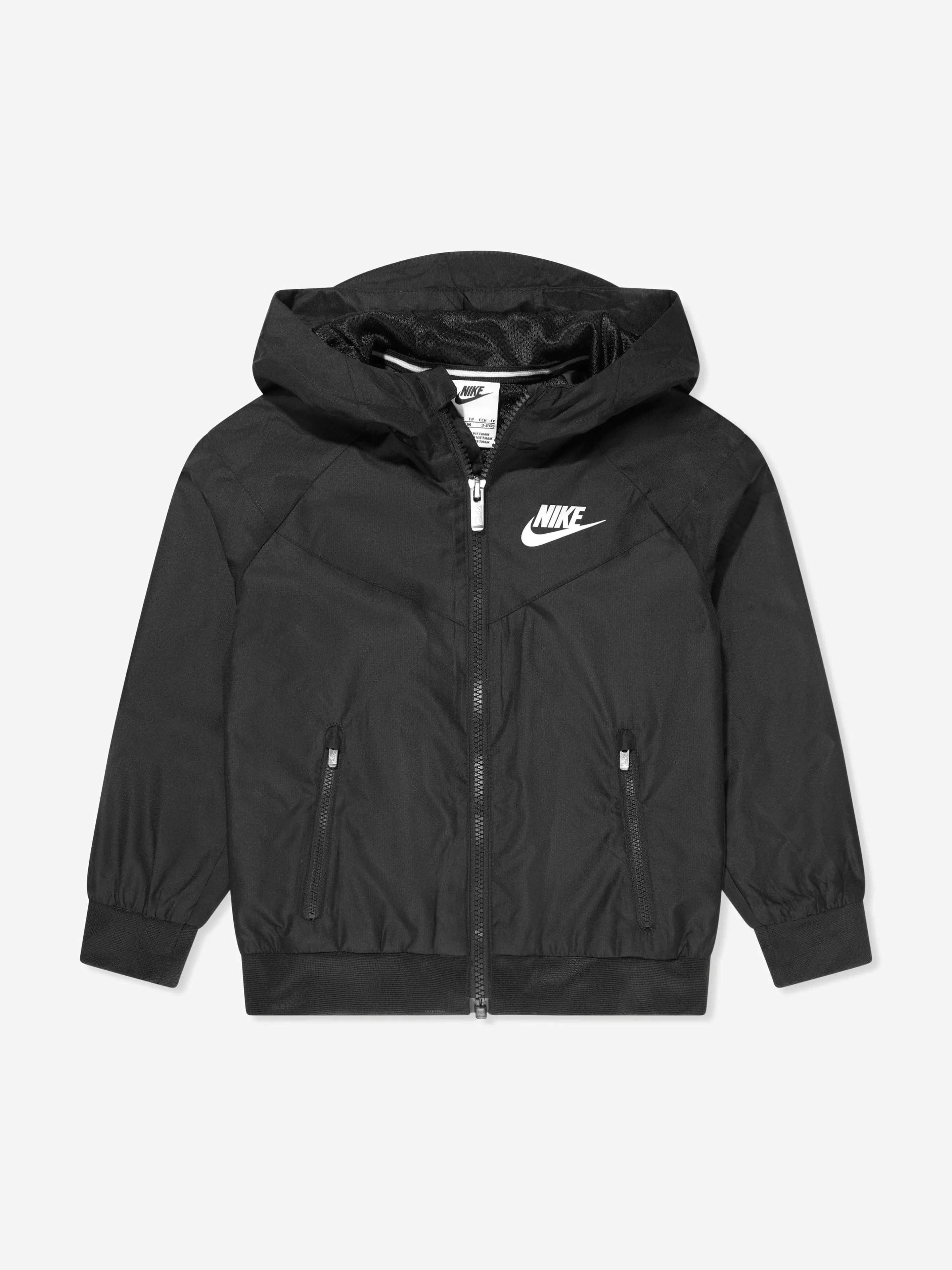 Nike Boys Chevron Windrunner Jacket in Black