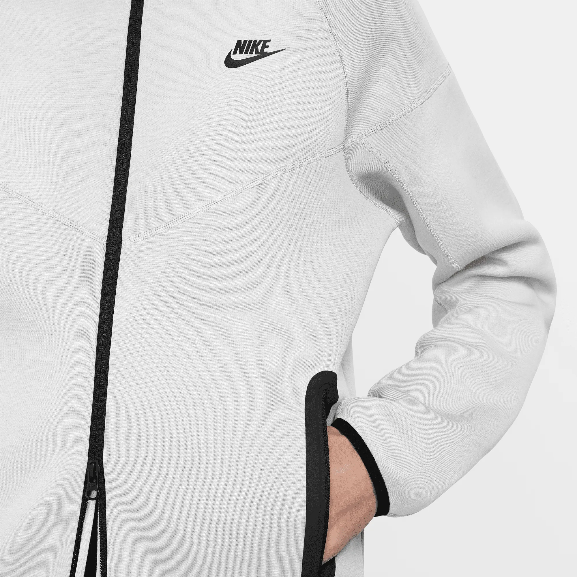 NIKE M NK TCH FLC FZ WR HOODIE Herren Full Zipp Sport-, Freizeit-, Trainingsjacke