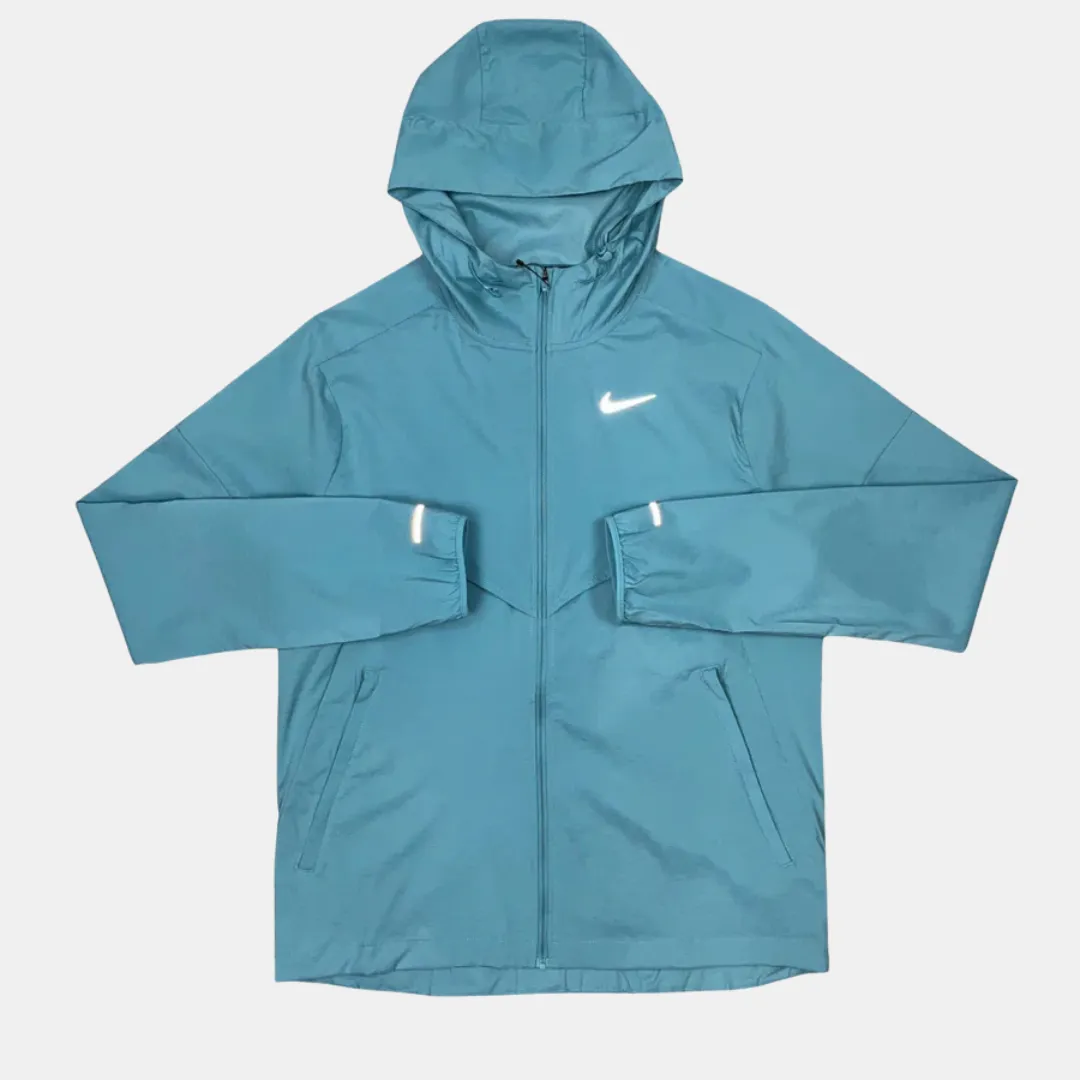 Nike Packable Repel Windbreaker Jacket - Denim Turquoise