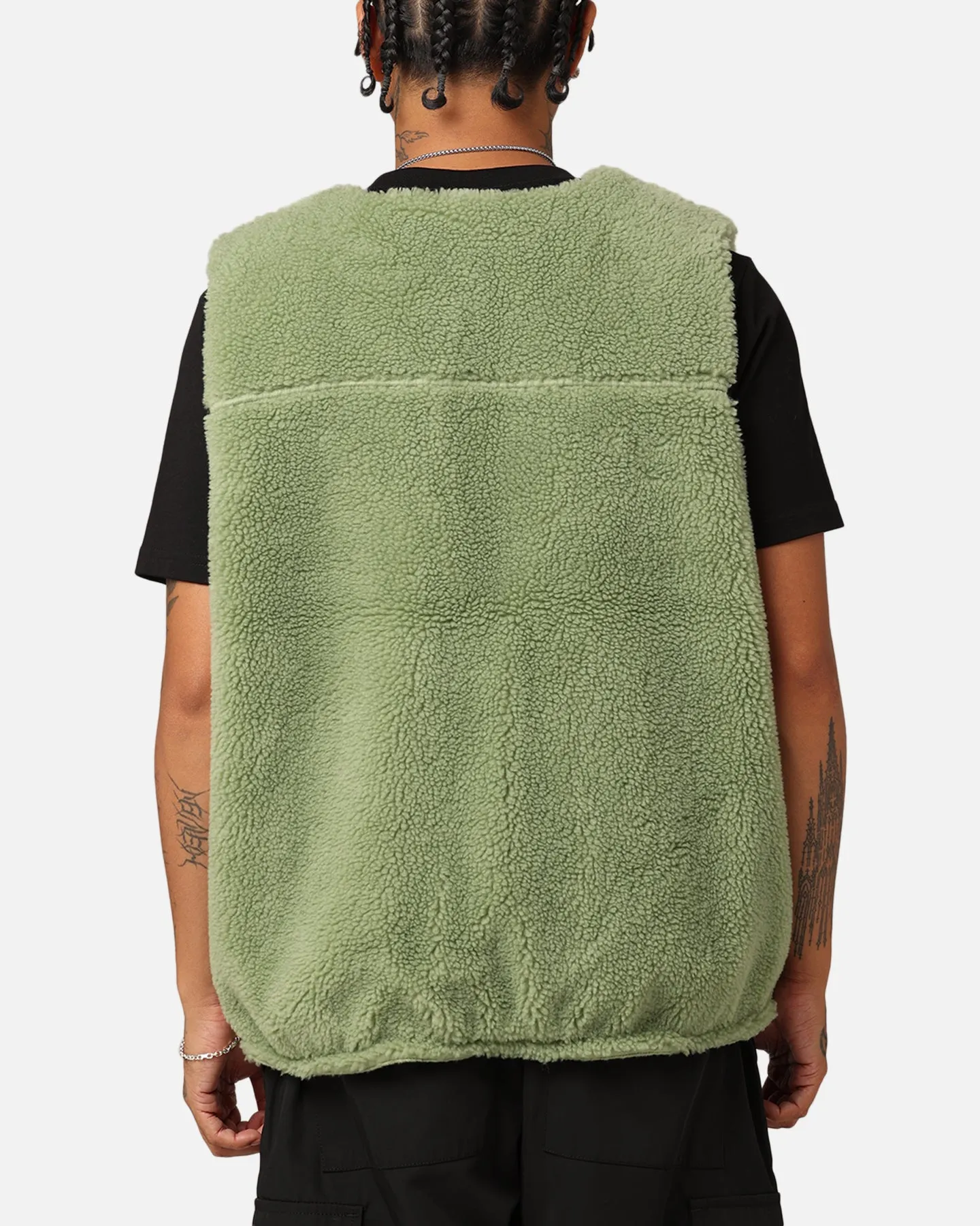 Nike Sportswear Sherpa Reversible Vest Oil Green/Black