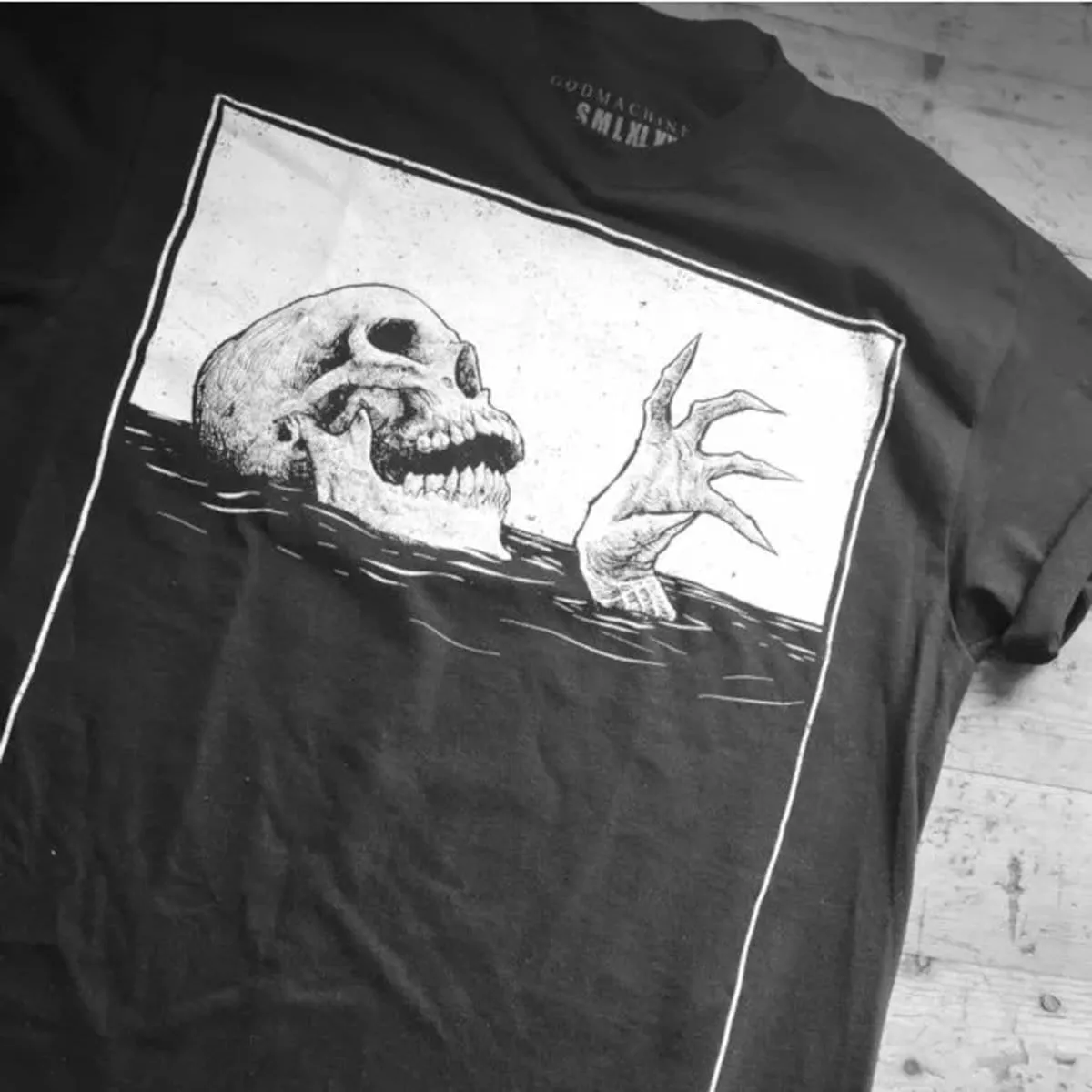 'Not Waving Drowning' T-Shirt by Godmachine