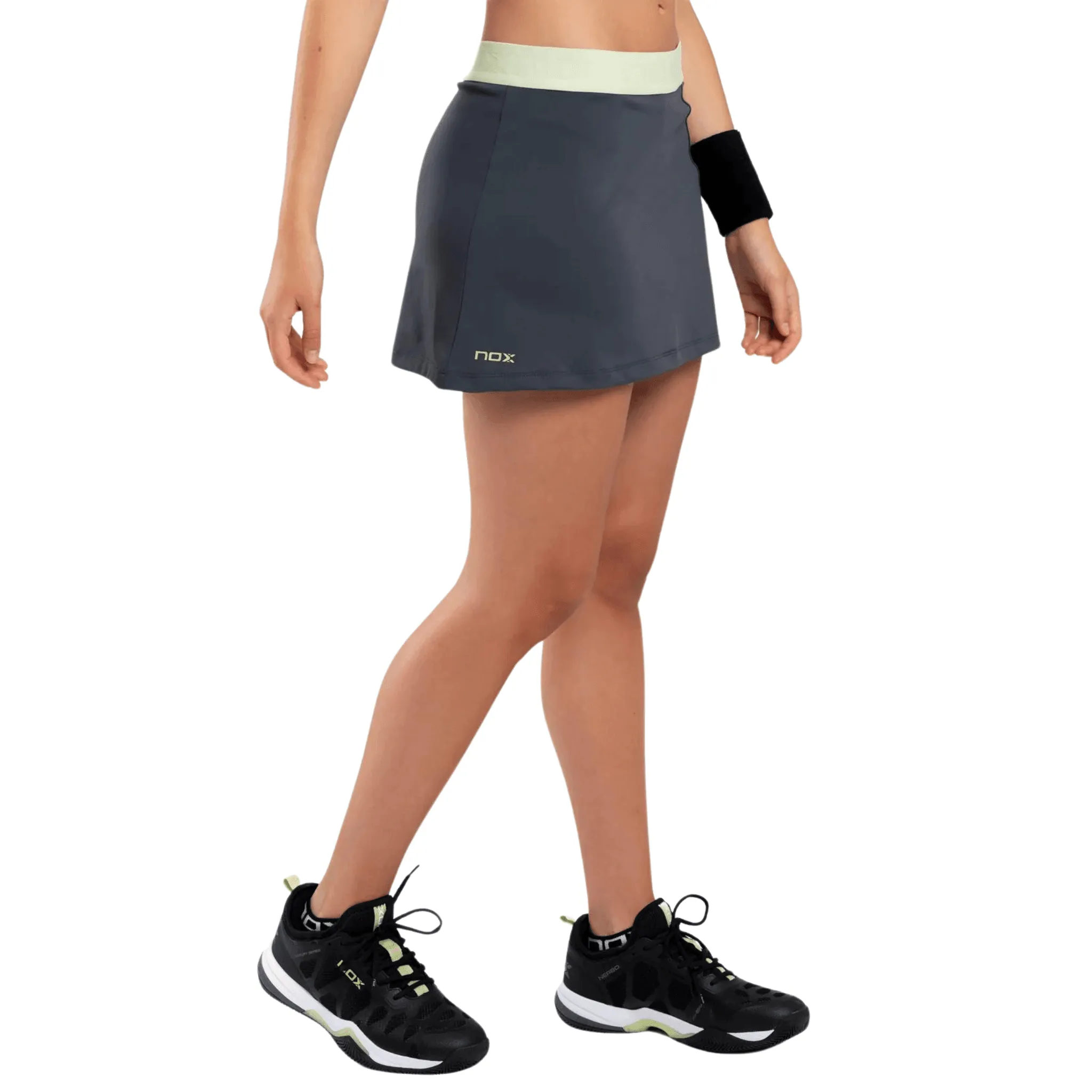 NOX Pro Charcoal Gray Women's Padel Skirt