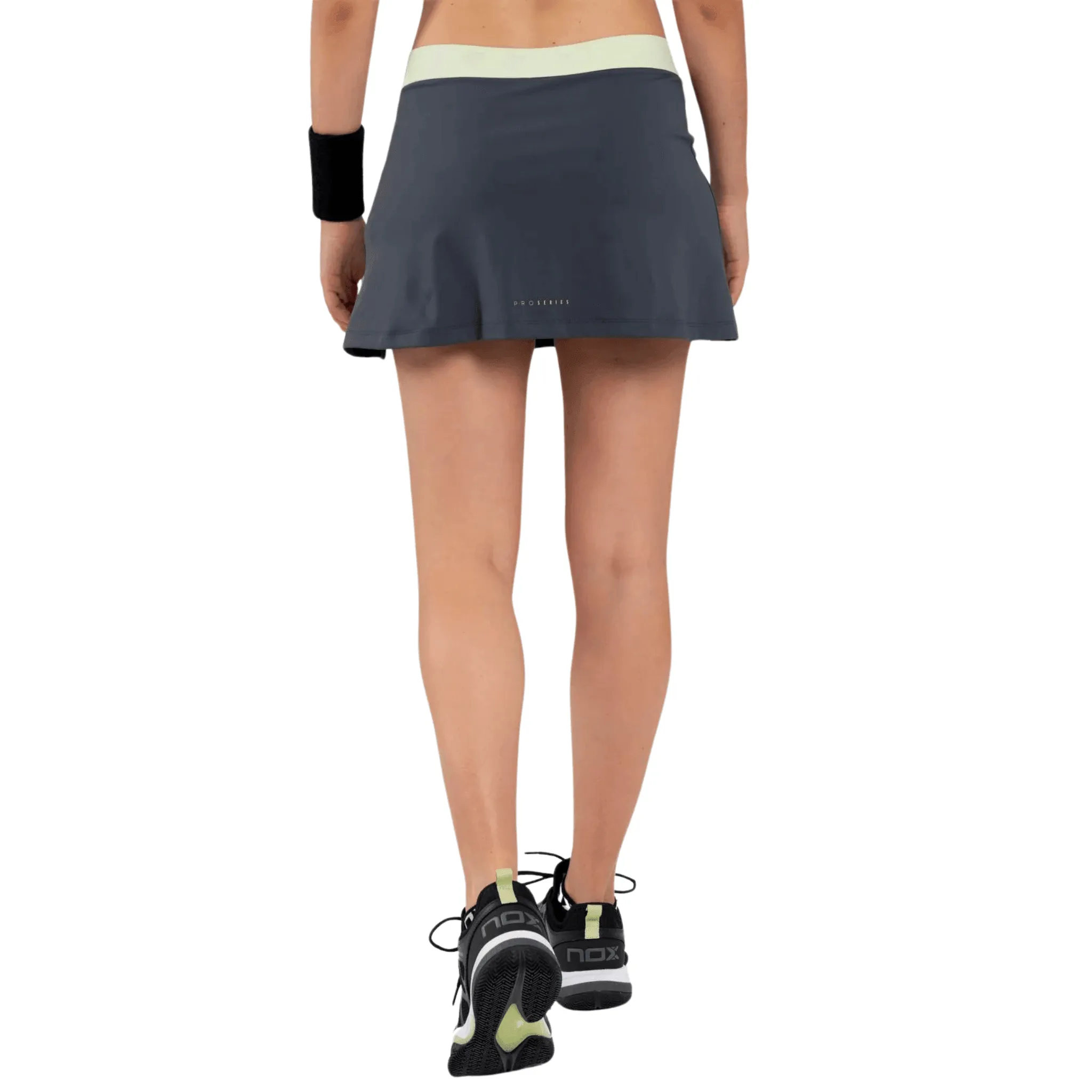 NOX Pro Charcoal Gray Women's Padel Skirt