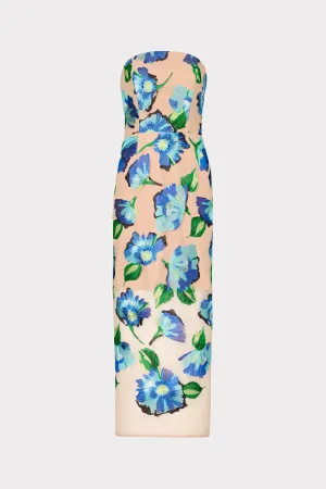 Pictorial Poppy Midi Dress