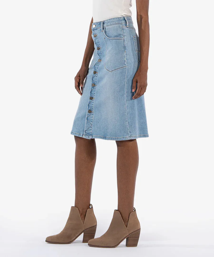 Porkchop Denim Skirt