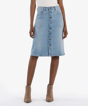 Porkchop Denim Skirt