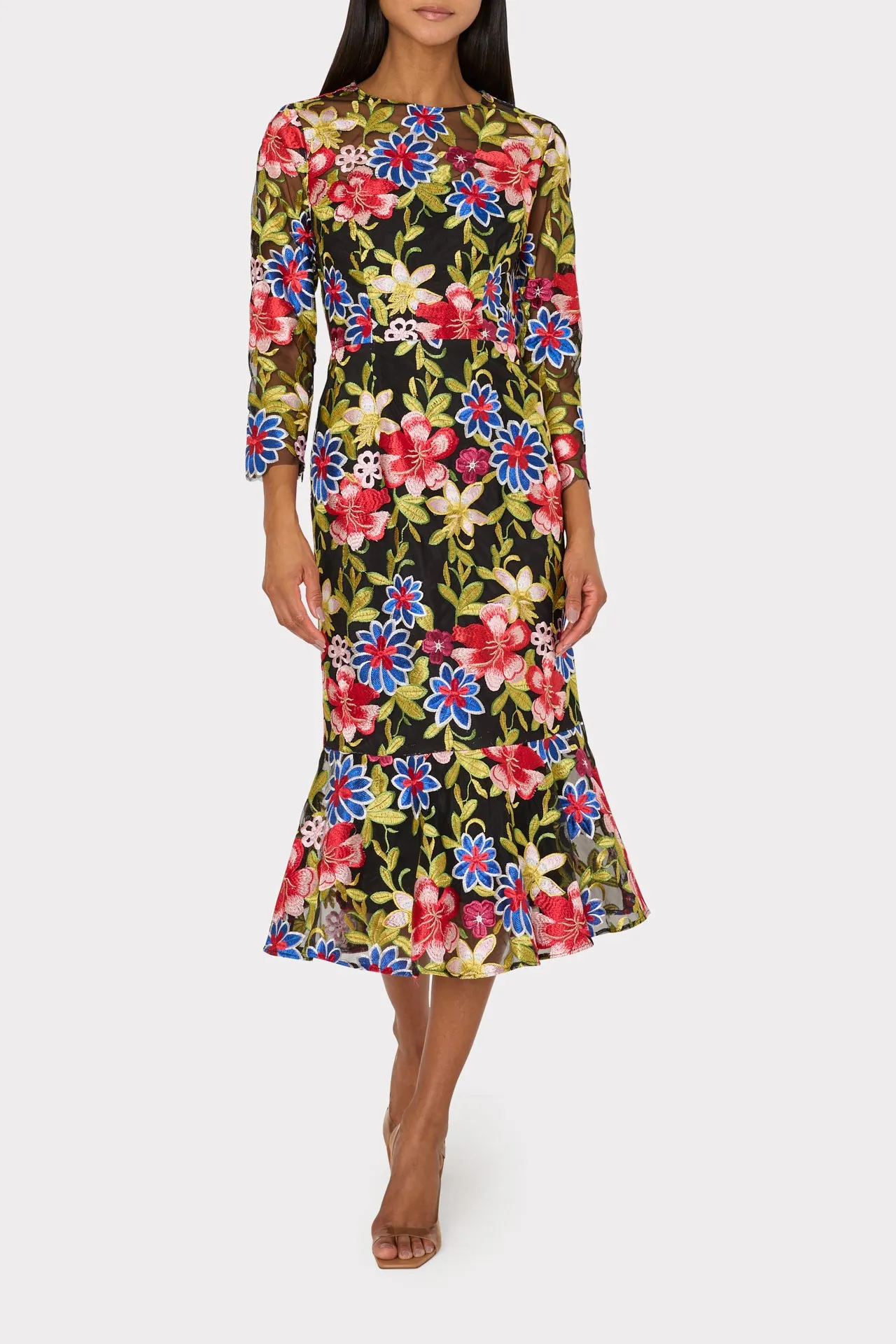 Rosalind Floral Embroidery Dress